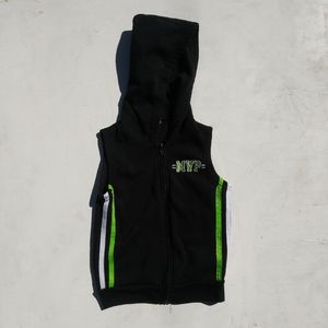 Sleeveless Zip Hoodie Size 4